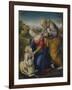 The Holy Family with a Lamb, 1507-Raphael-Framed Giclee Print