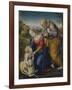 The Holy Family with a Lamb, 1507-Raphael-Framed Giclee Print