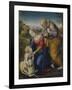 The Holy Family with a Lamb, 1507-Raphael-Framed Giclee Print