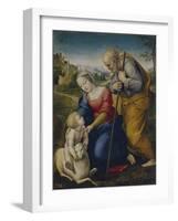 The Holy Family with a Lamb, 1507-Raphael-Framed Giclee Print