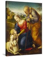 The Holy Family with a Lamb-Raphael-Stretched Canvas