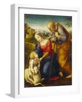 The Holy Family with a Lamb-Raphael-Framed Giclee Print