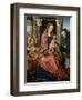 The Holy Family with an Angel Musician, 1510-1520-Maestro De Francfort-Framed Premium Giclee Print