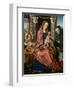 The Holy Family with an Angel Musician, 1510-1520-Maestro De Francfort-Framed Premium Giclee Print