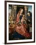 The Holy Family with an Angel Musician, 1510-1520-Maestro De Francfort-Framed Giclee Print