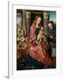 The Holy Family with an Angel Musician, 1510-1520-Maestro De Francfort-Framed Giclee Print