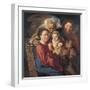 The Holy Family with an Angel-Jacob Jordaens-Framed Giclee Print