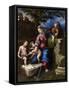 The Holy Family with an Oak Tree, 1518-1520-Raphael-Framed Stretched Canvas