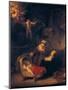 The Holy Family with Angels, 1645-Rembrandt van Rijn-Mounted Giclee Print