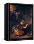 The Holy Family with Angels, 1645-Rembrandt van Rijn-Framed Stretched Canvas