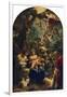 The Holy Family with Angels and John the Baptist, about 1599-Adam Elsheimer-Framed Giclee Print