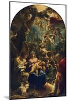 The Holy Family with Angels and John the Baptist, about 1599-Adam Elsheimer-Mounted Giclee Print