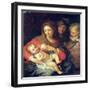 The Holy Family with Elizabeth-Giuseppe Bartolomeo Chiari-Framed Giclee Print