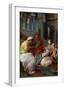 The Holy Family with John the Baptist and Saint Elizabeth, 1541-Francesco Primaticcio-Framed Giclee Print