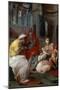 The Holy Family with John the Baptist and Saint Elizabeth, 1541-Francesco Primaticcio-Mounted Giclee Print