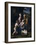 The Holy Family with John the Baptist and Saint Elizabeth (La Perl)-Raphael-Framed Giclee Print