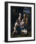 The Holy Family with John the Baptist and Saint Elizabeth (La Perl)-Raphael-Framed Giclee Print