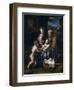 The Holy Family with John the Baptist and Saint Elizabeth (La Perl)-Raphael-Framed Giclee Print