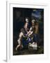 The Holy Family with John the Baptist and Saint Elizabeth (La Perl)-Raphael-Framed Giclee Print