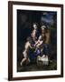 The Holy Family with John the Baptist and Saint Elizabeth (La Perl)-Raphael-Framed Giclee Print