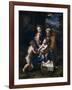 The Holy Family with John the Baptist and Saint Elizabeth (La Perl)-Raphael-Framed Giclee Print