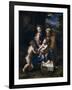 The Holy Family with John the Baptist and Saint Elizabeth (La Perl)-Raphael-Framed Giclee Print