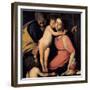 The Holy Family with John the Baptist as a Boy, Early 17th C-Caravaggio-Framed Giclee Print