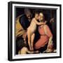 The Holy Family with John the Baptist as a Boy, Early 17th C-Caravaggio-Framed Giclee Print