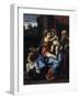 The Holy Family with John the Baptist as a Boy, Late 16th or Early 17th Century-Annibale Carracci-Framed Giclee Print