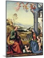 The Holy Family with John the Baptist-Fra Bartolommeo-Mounted Giclee Print
