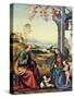 The Holy Family with John the Baptist-Fra Bartolommeo-Stretched Canvas