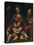 The Holy Family with John the Baptist-Bernardino Luini-Stretched Canvas