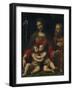 The Holy Family with John the Baptist-Bernardino Luini-Framed Giclee Print