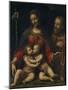 The Holy Family with John the Baptist-Bernardino Luini-Mounted Giclee Print