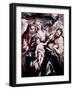 The Holy Family with Mary Magdalene-El Greco-Framed Giclee Print