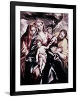 The Holy Family with Mary Magdalene-El Greco-Framed Giclee Print