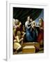 The Holy Family with Raphael, Tobias and Saint Jerome, or the Virgin with a Fish, 1513-1514-Raphael-Framed Giclee Print