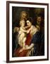 The Holy Family with Saint Ann, Ca. 1630-Peter Paul Rubens-Framed Giclee Print