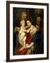 The Holy Family with Saint Ann, Ca. 1630-Peter Paul Rubens-Framed Giclee Print