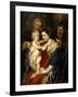 The Holy Family with Saint Ann, Ca. 1630-Peter Paul Rubens-Framed Giclee Print