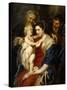 The Holy Family with Saint Ann, Ca. 1630-Peter Paul Rubens-Stretched Canvas