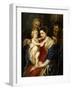 The Holy Family with Saint Ann, Ca. 1630-Peter Paul Rubens-Framed Giclee Print