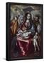 The Holy Family with Saint Anne and John the Baptist as Child', ca. 1600, Oil on canvas-Doménikos Theotokópoulo "El Greco"-Framed Poster