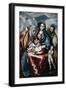 The Holy Family with Saint Anne and John the Baptist as Child, Ca. 1600-El Greco-Framed Giclee Print