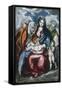 The Holy Family with Saint Anne and the Infant John the Baptist, C.1595-1600-El Greco-Framed Stretched Canvas