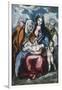 The Holy Family with Saint Anne and the Infant John the Baptist, C.1595-1600-El Greco-Framed Giclee Print