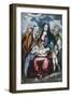 The Holy Family with Saint Anne and the Infant John the Baptist, C.1595-1600-El Greco-Framed Giclee Print