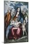 The Holy Family with Saint Anne and the Infant John the Baptist, C.1595-1600-El Greco-Mounted Giclee Print