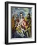 The Holy Family with Saint Anne, C. 1595-El Greco-Framed Giclee Print