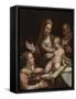 The Holy Family with Saint Catherine of Alexandria, 1581-Lavinia Fontana-Framed Stretched Canvas